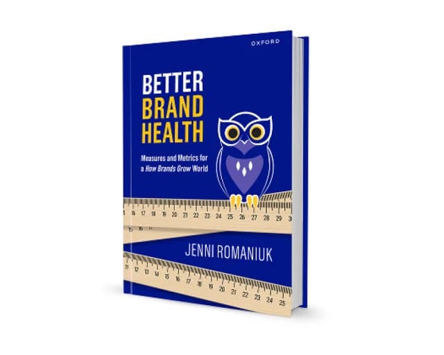 Better Brand Health book cover by Jenni Romaniuk