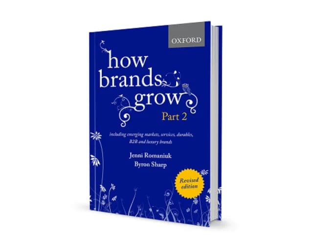 How Brands Grow Part 2 book cover by Jenni Romaniuk and Byron Sharp
