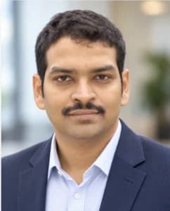 Venkat, portrait from their public professional profile