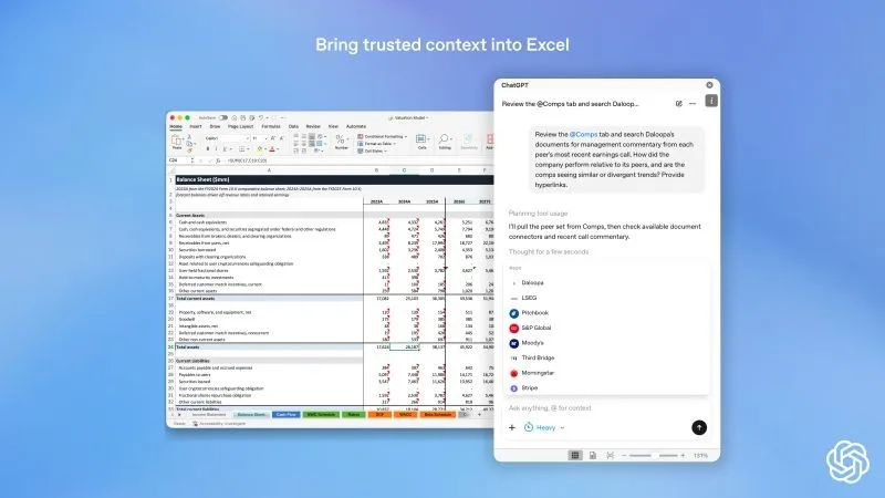 Original newsletter image: OpenAI launches ChatGPT Skills in Excel with finance workflow templates