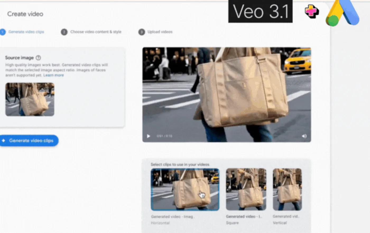 Original newsletter image: VEO 3 to be integrated for free into Google Ads Asset Studio