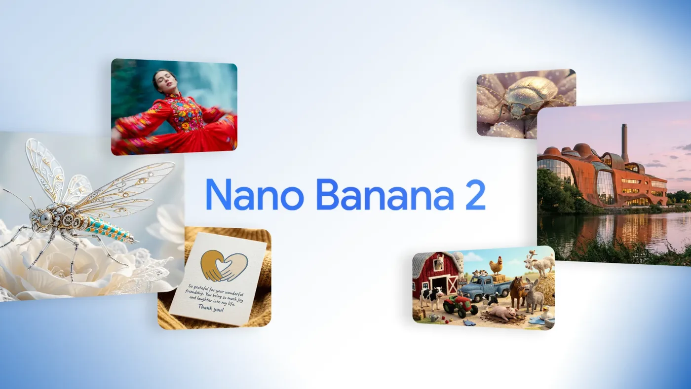 Original newsletter image: Nano Banana 2 combines Pro capabilities with Flash speed
