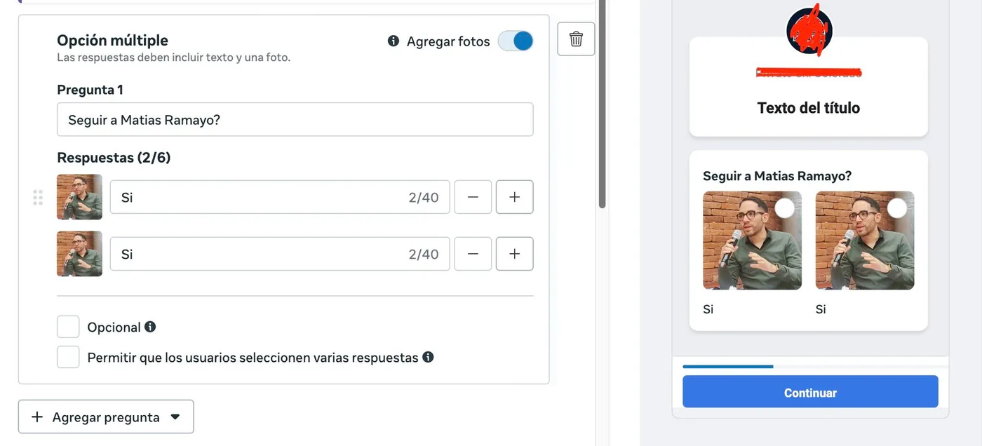 Original newsletter image: Meta lead forms now support images in responses and multi-select options