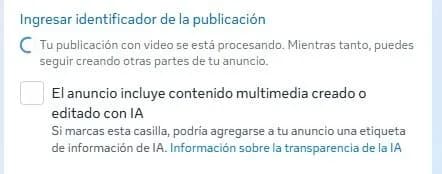 Original newsletter image: Meta adds an AI-content disclosure step in ad creation