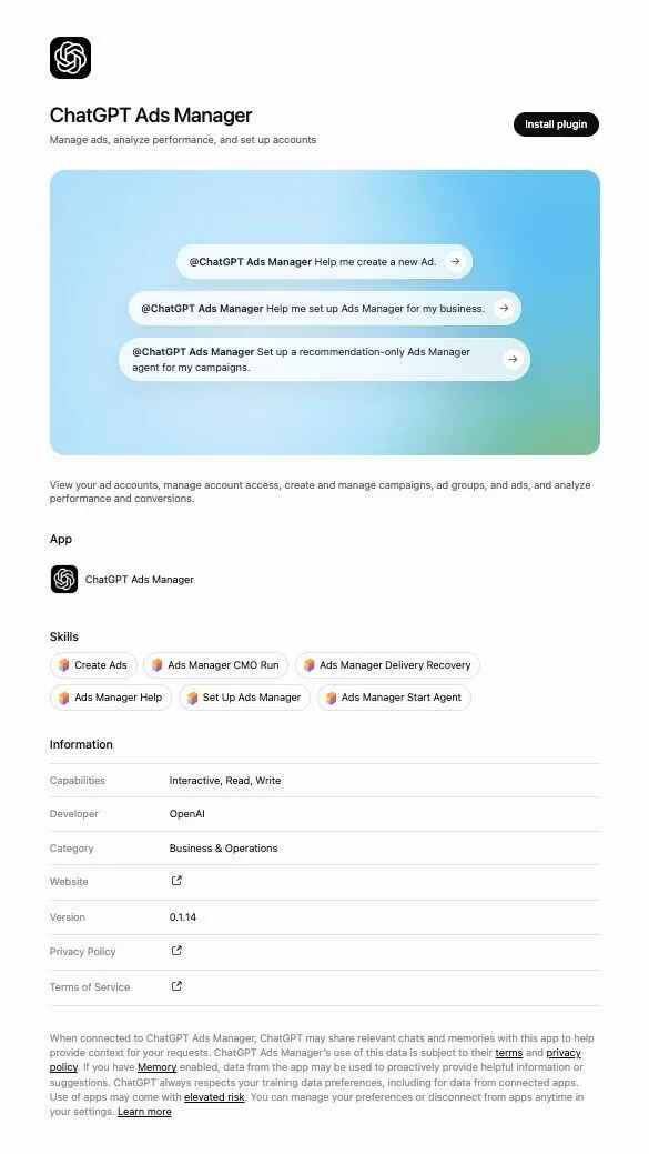 Original newsletter image: Ads Manager adds an app and platform selectors