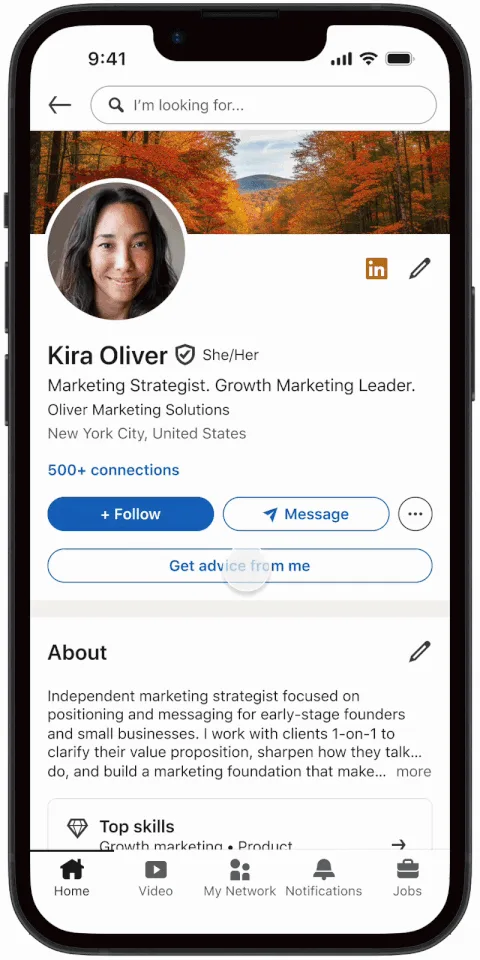 Original newsletter image: LinkedIn launches paid power-user advice product