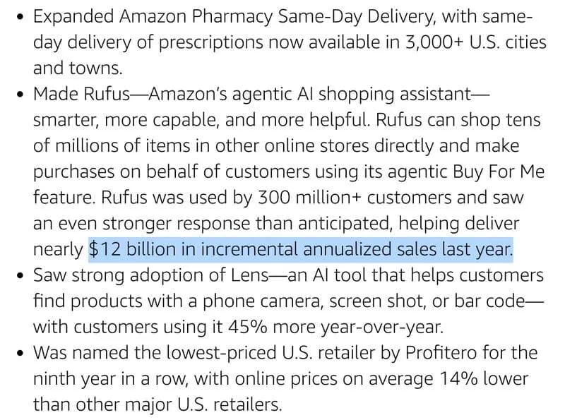 Original newsletter image: Amazon reports record Q4 2025: ad revenue up 23%, CapEx guidance hits $200B for 2026