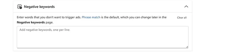 Original newsletter image: Microsoft Advertising adds negative keyword support for Performance Max