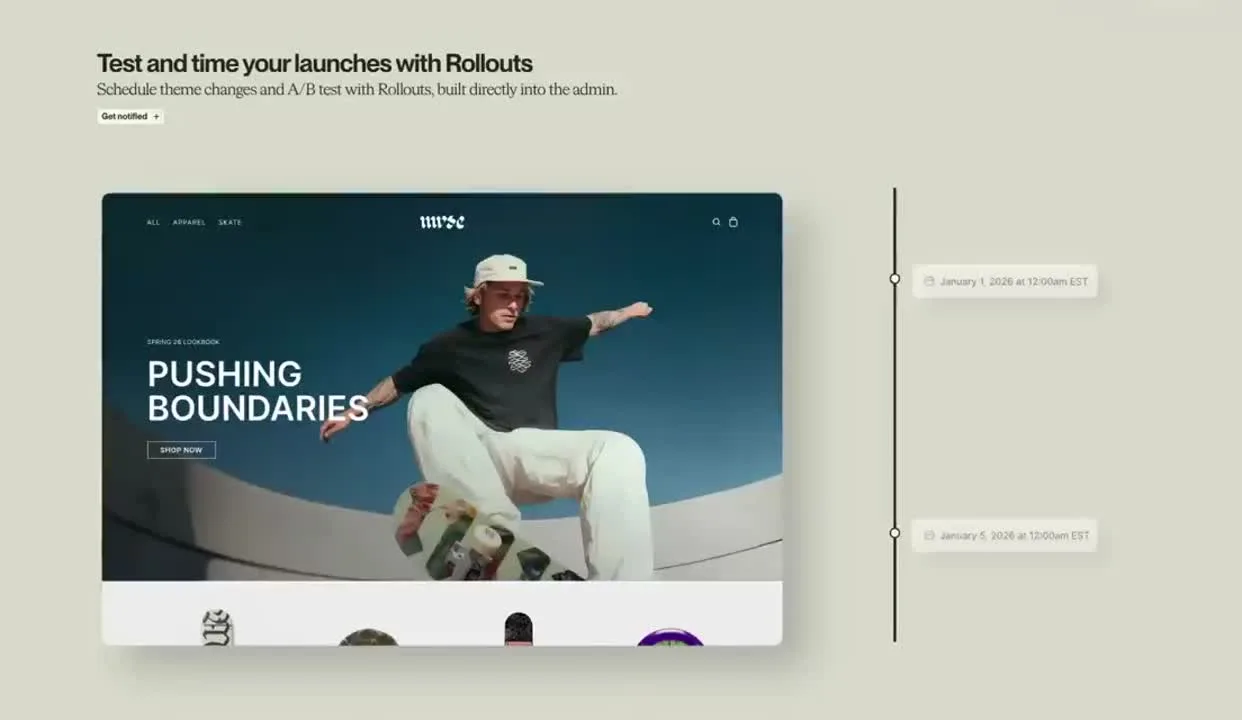 Original video poster: Shopify ships native A/B testing and controlled rollouts inside the admin
