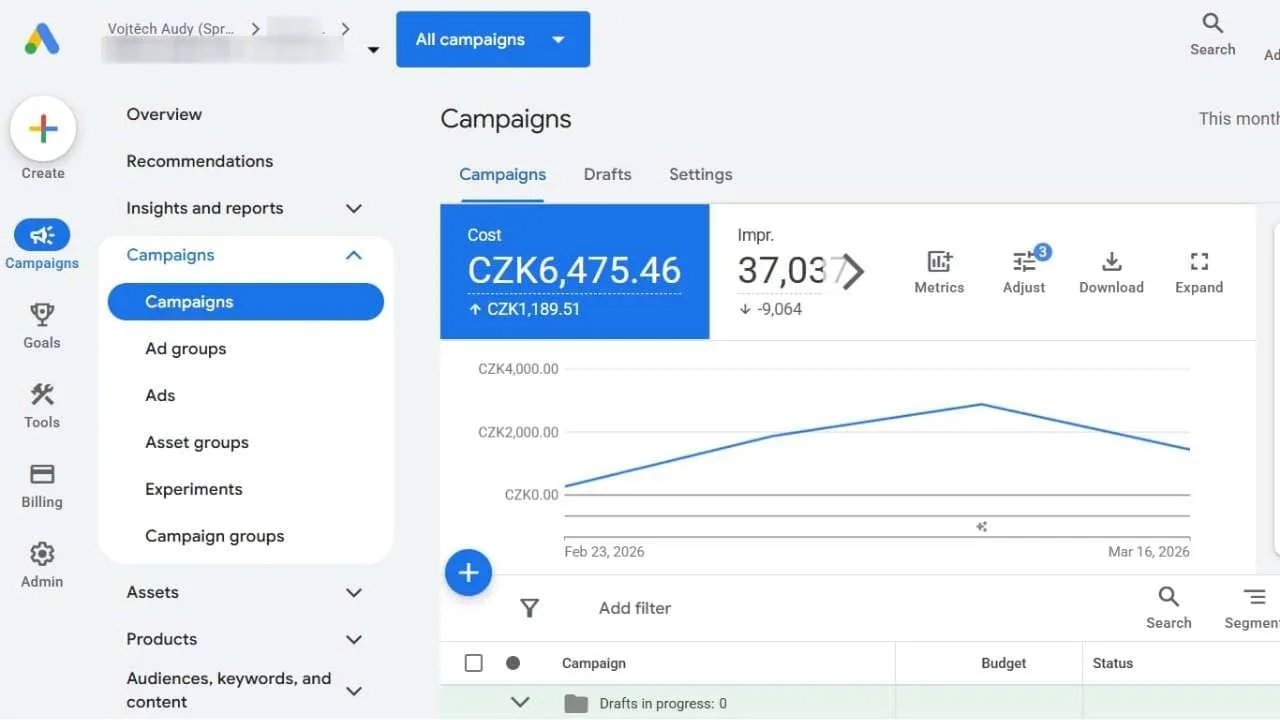 Original newsletter image: Google Ads refreshes interface with new navigation and account switcher