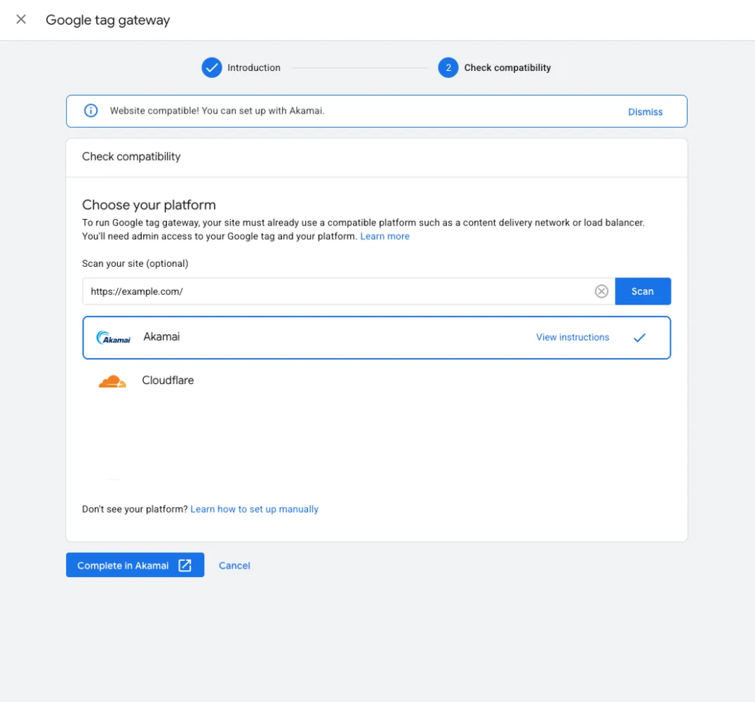 Original newsletter image: Google Tag Gateway now supports Akamai as a CDN