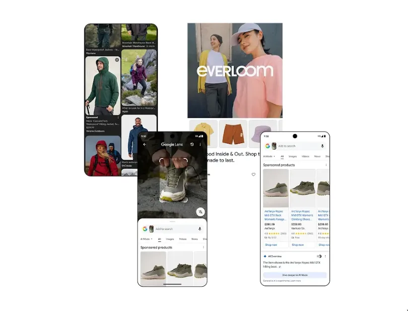 Original newsletter image: Product value adjustments + new visual-rich Search formats round out the Commerce chapter