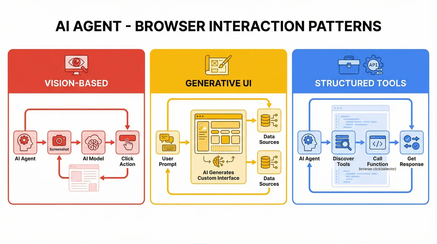 Original newsletter image: Chrome announces WebMCP early preview for agentic web interactions