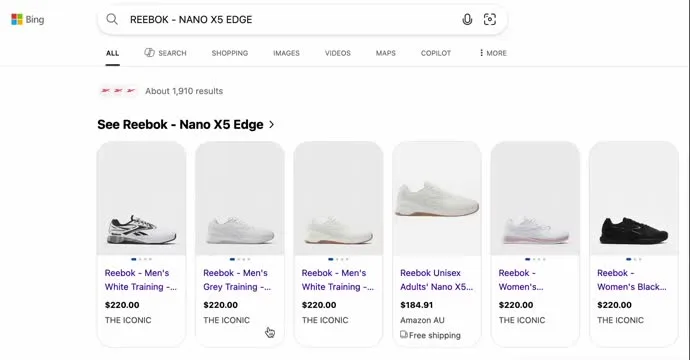 Original video poster: Multi-Images Ads arrive in Microsoft Shopping