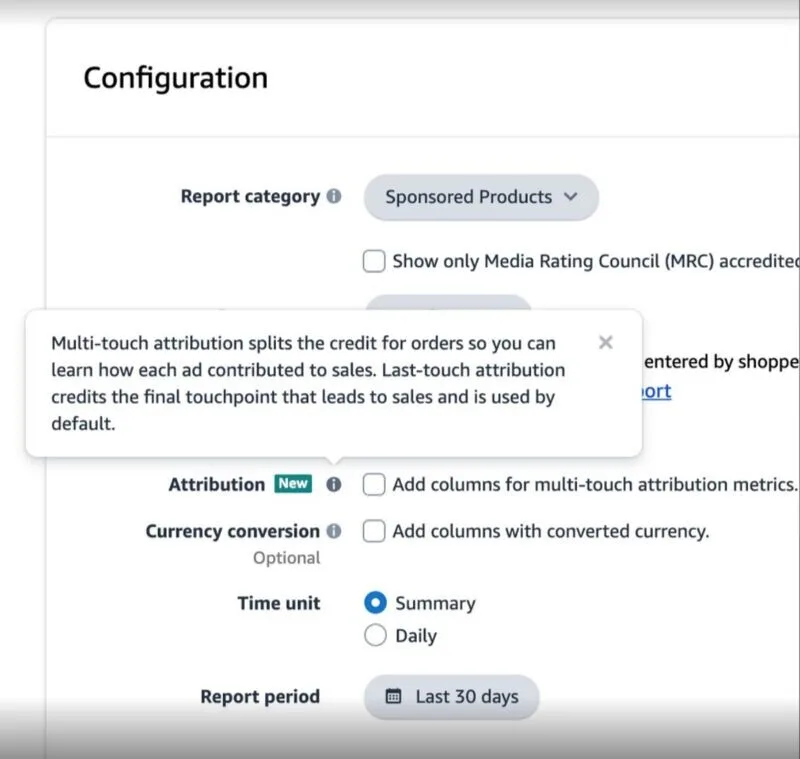 Original newsletter image: Amazon Ads adds multi-touch attribution to Sponsored Products
