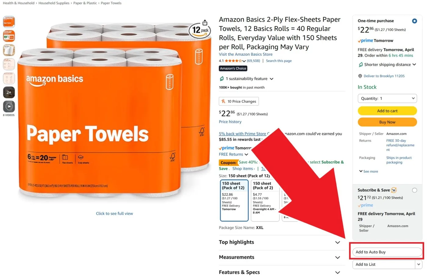 Original newsletter image: Amazon launches Auto Buy for shoppers