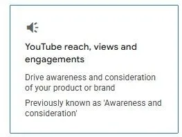 Original newsletter image: Google renames YouTube campaign objective to "YouTube reach, views and engagements"