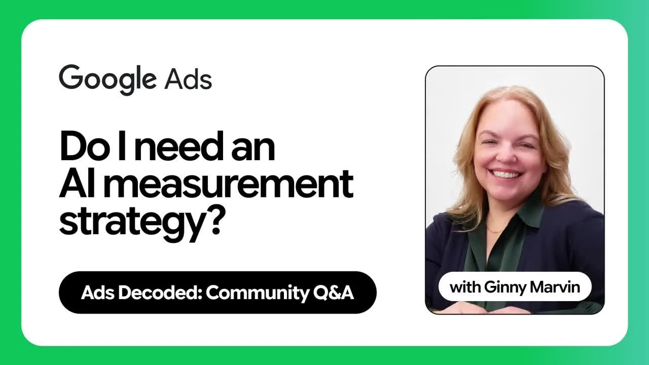 Original newsletter image: Ads Decoded: Ginny Marvin answers measurement questions for conversational search