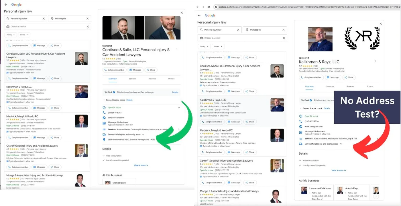 Original newsletter image: Google tests removing addresses from Local Services Ads profiles