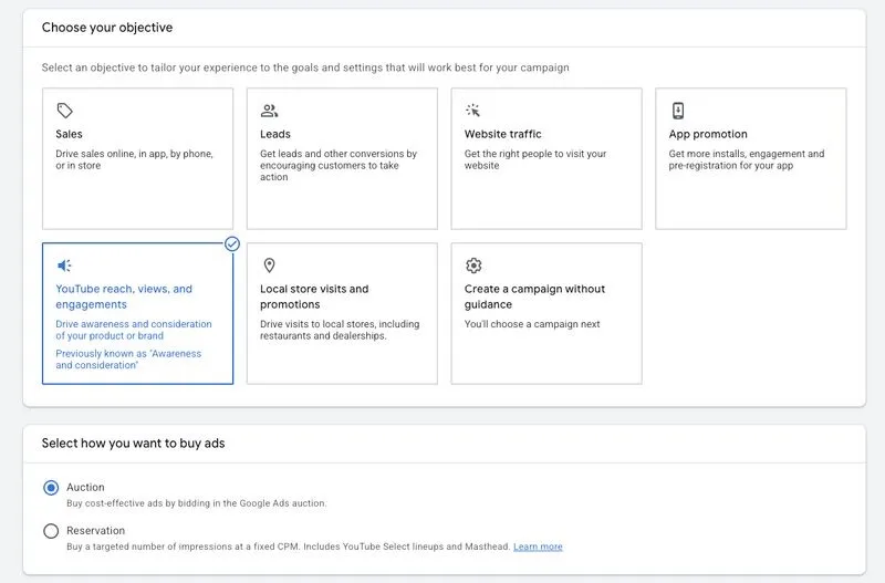 Original newsletter image: Google renames YouTube campaign objective to "YouTube reach, views and engagements"