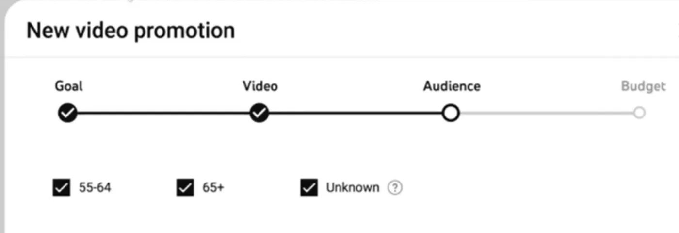Original newsletter image: YouTube Promotion tool adds interest-based targeting for creators