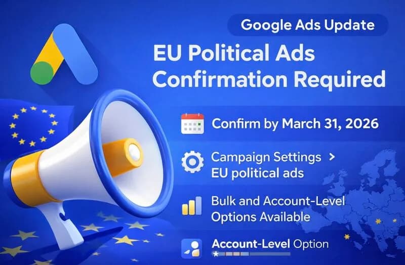 Image from the cited source for EU Political Ads confirmation deadline is March 31, 2026