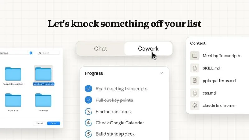 Video thumbnail: Anthropic launches Cowork for non-technical task automation