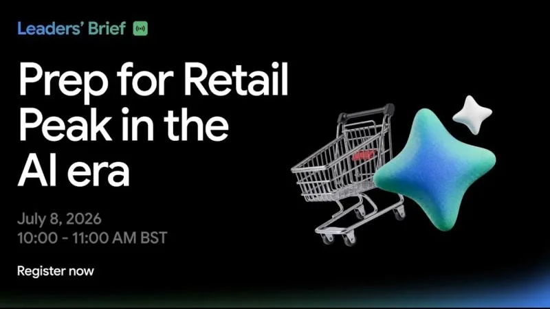 Video thumbnail: Google publishes a leaders' brief on retail peak in the AI era