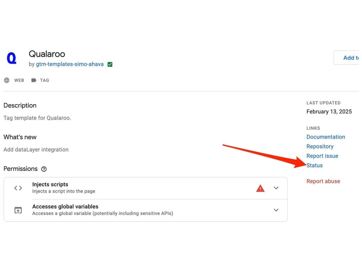 Missing a template update? Check its status.