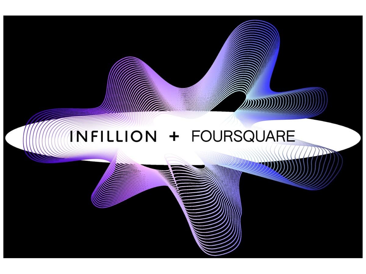 Infillion and Foursquare names in official announcement artwork.