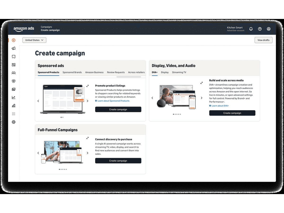 Amazon brings its buying workflows under Ads Agent — source illustration