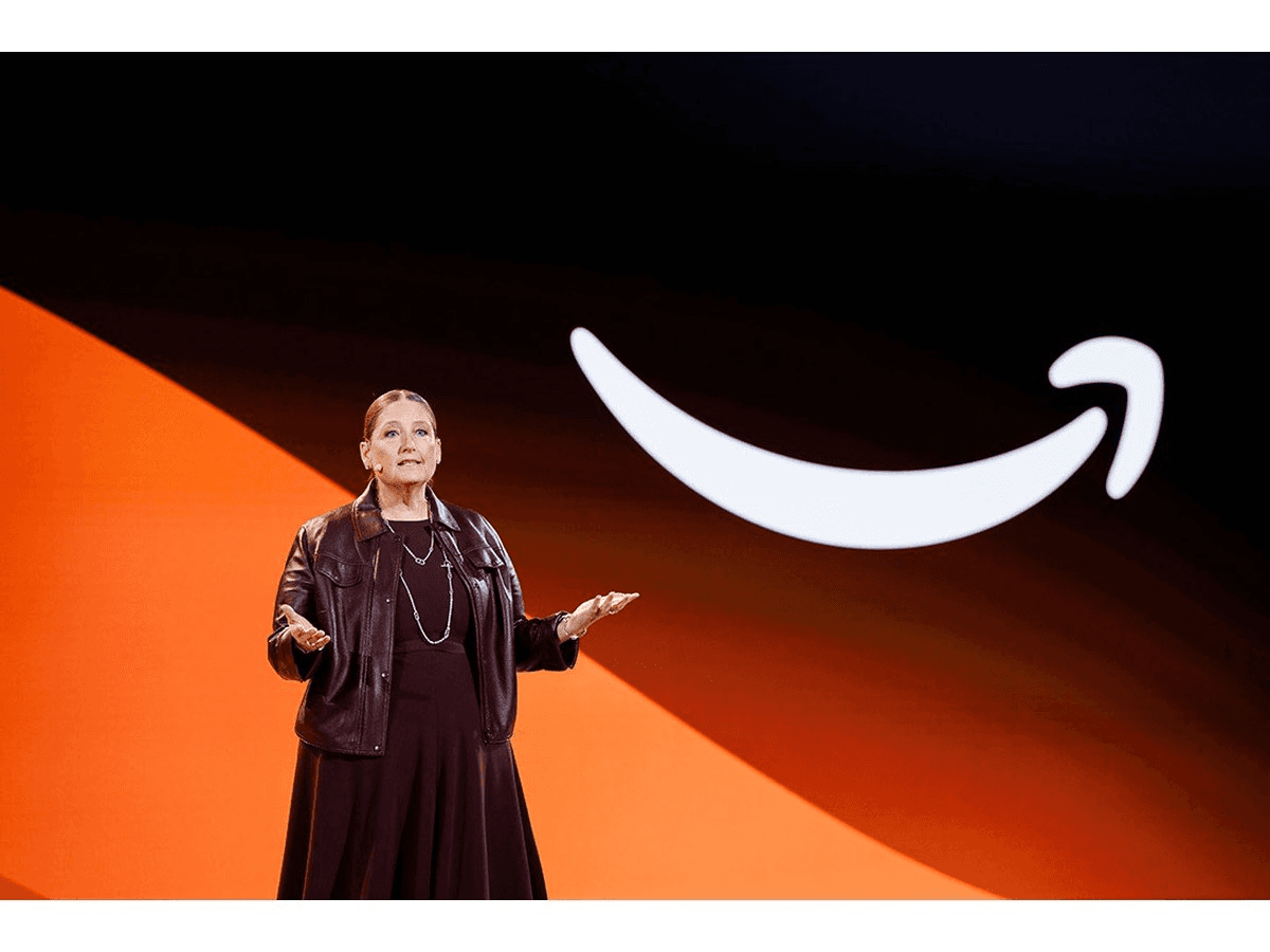Paula Despins speaking during Amazon Ads unBoxed 2026