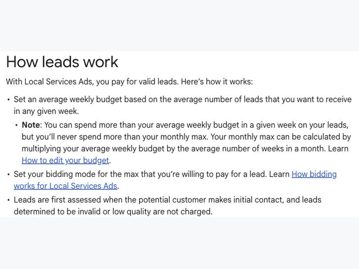 Local Services Ads: revisit valid leads and charging rules , original source visual