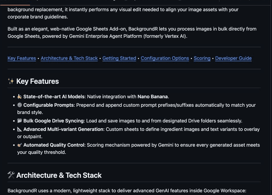 BackgroundR: batch image editing from Google Sheets. Source visual selected in Paid Media News Week 43.
