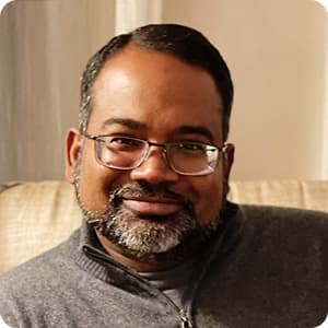 Krishna Madhavan, professional portrait