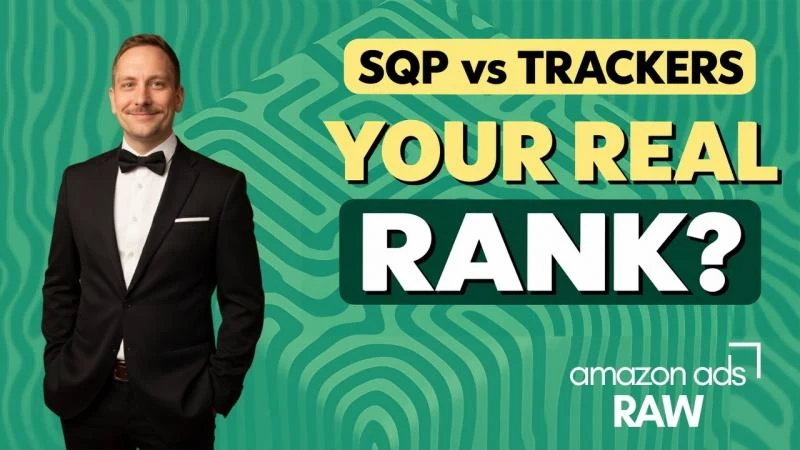 Video thumbnail: Can Amazon SQP Data Replace Your Organic Rank Tracker?