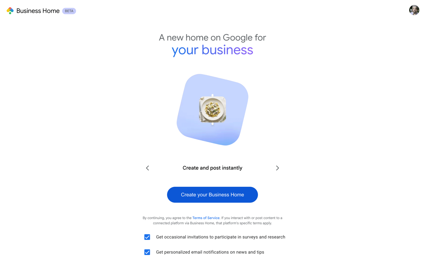 Google Business Home brings Business Profile, Merchant Center, YouTube and Ads into one place. Source image from the published Week 43 newsletter.