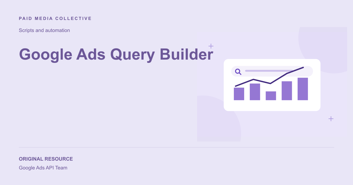 Paid Media Collective library artwork for Google Ads Query Builder