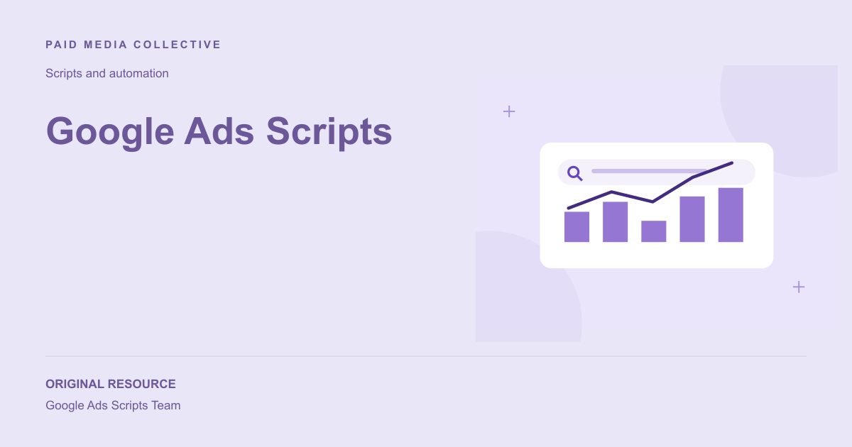 Paid Media Collective library artwork for Google Ads Scripts