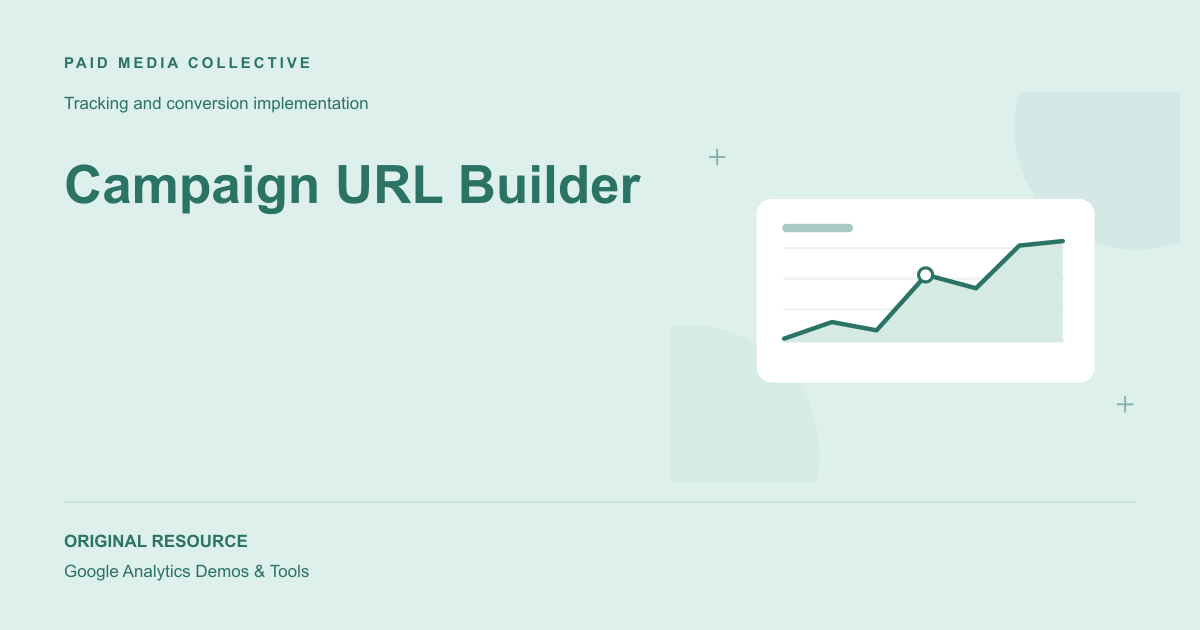 Paid Media Collective library artwork for Campaign URL Builder