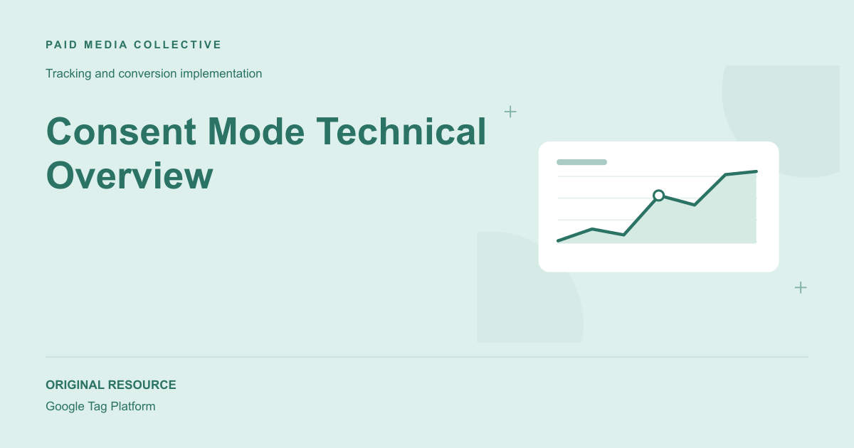 Paid Media Collective library artwork for Consent Mode Technical Overview