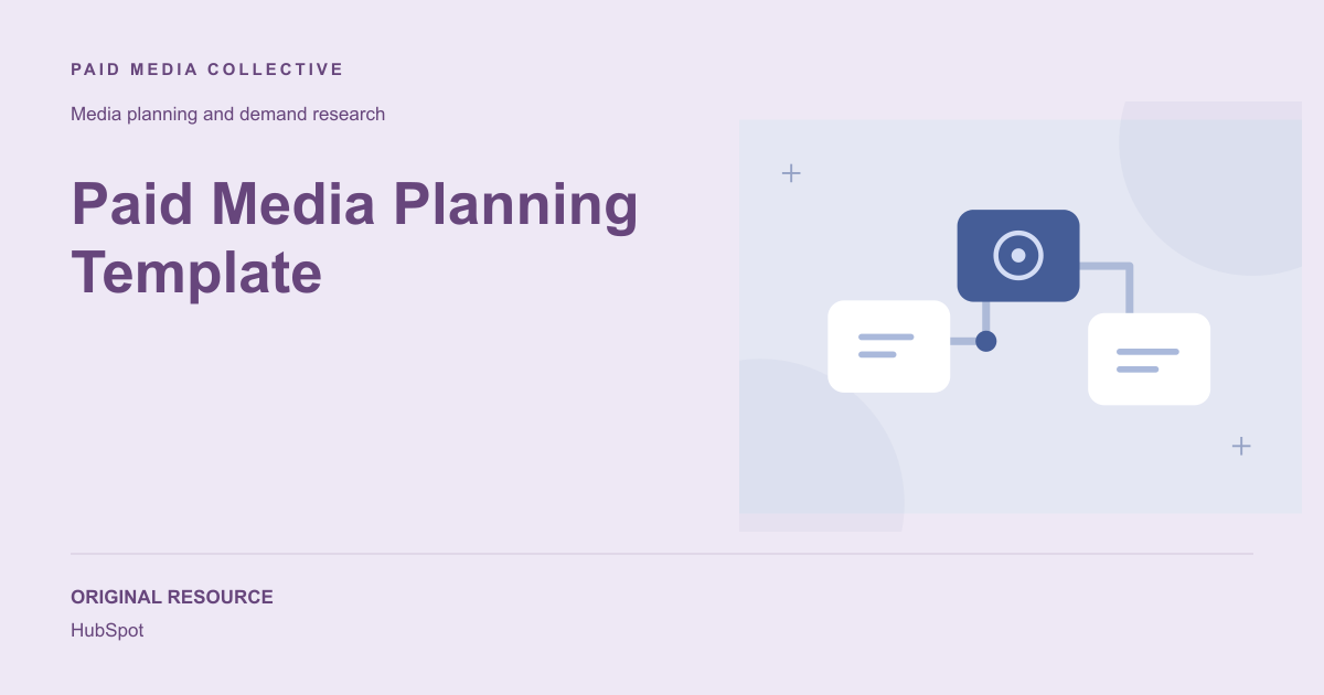 Paid Media Collective library artwork for Paid Media Planning Template