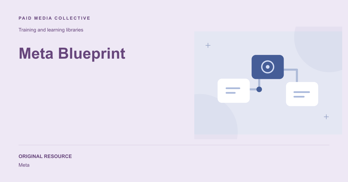 Paid Media Collective library artwork for Meta Blueprint