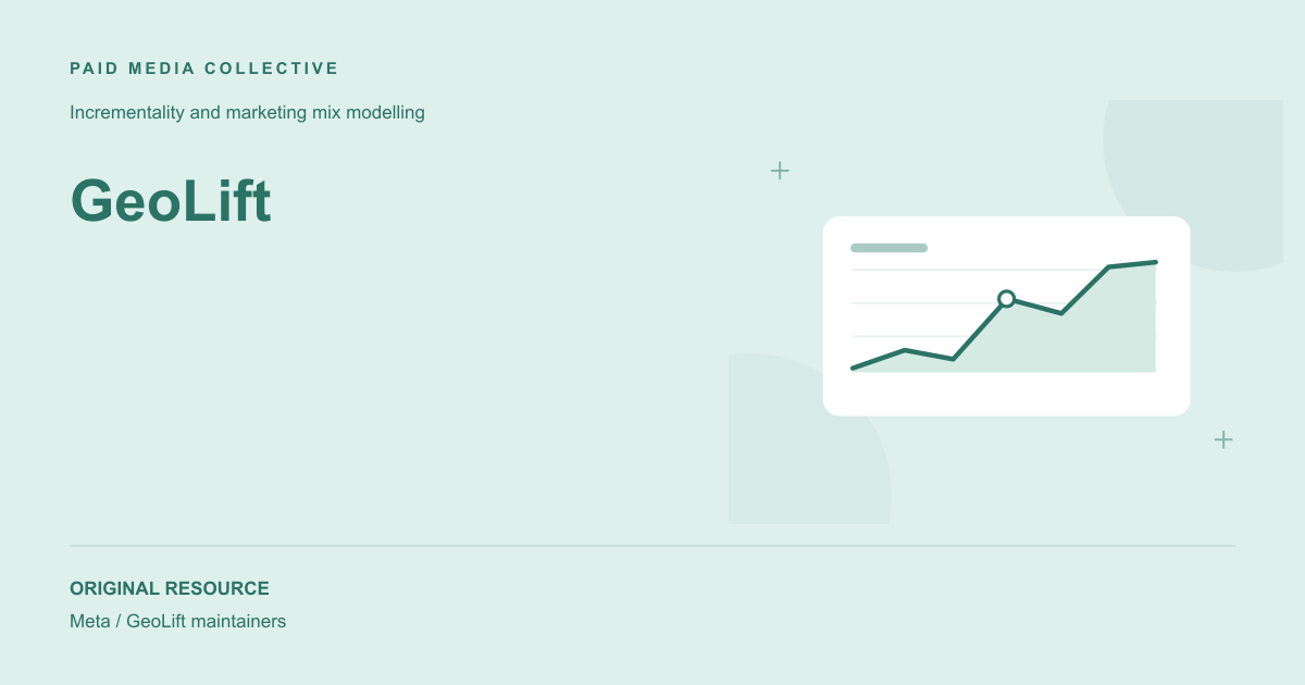 Paid Media Collective library artwork for GeoLift