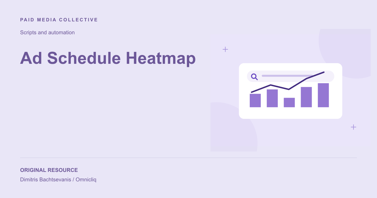 Paid Media Collective library artwork for Ad Schedule Heatmap