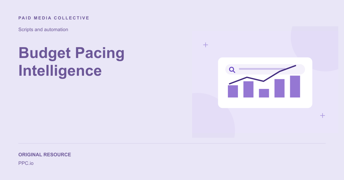 Paid Media Collective library artwork for Budget Pacing Intelligence