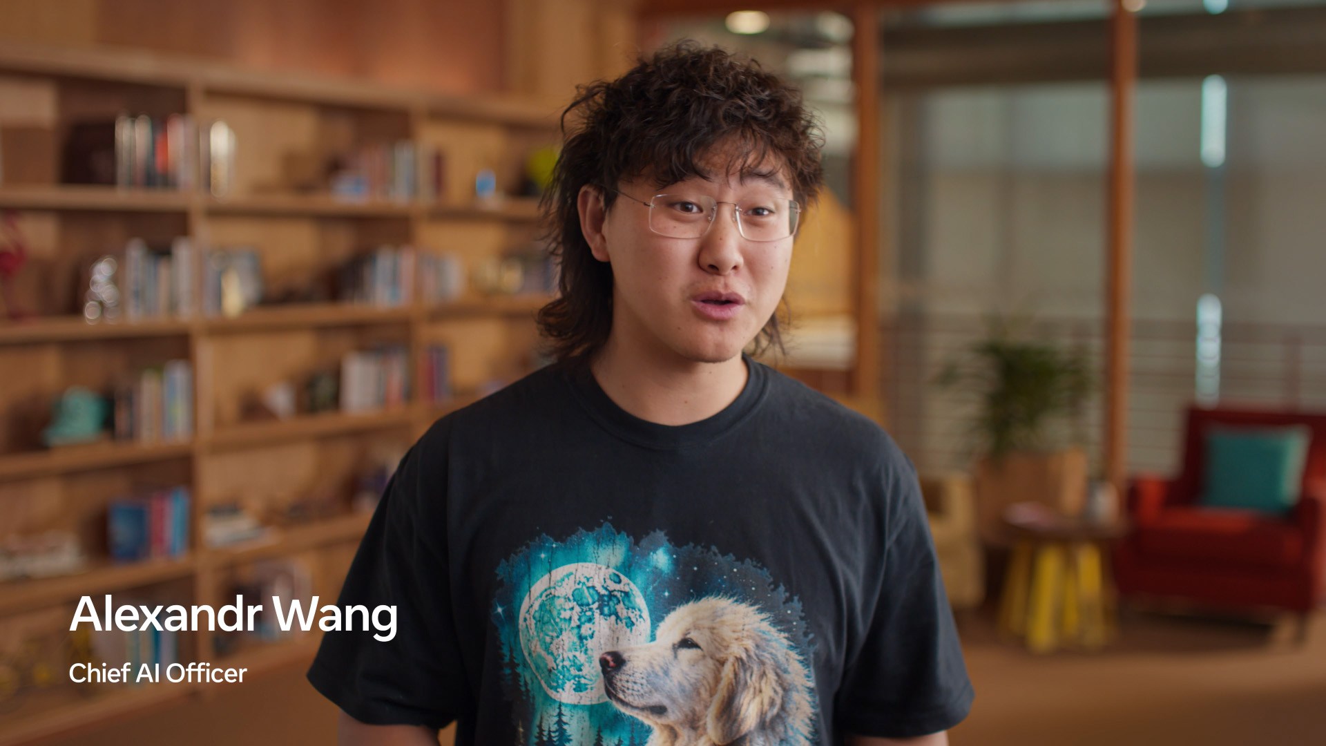 Meta’s official video poster featuring Alexandr Wang, Chief AI Officer; this is visual identification, not an article byline.